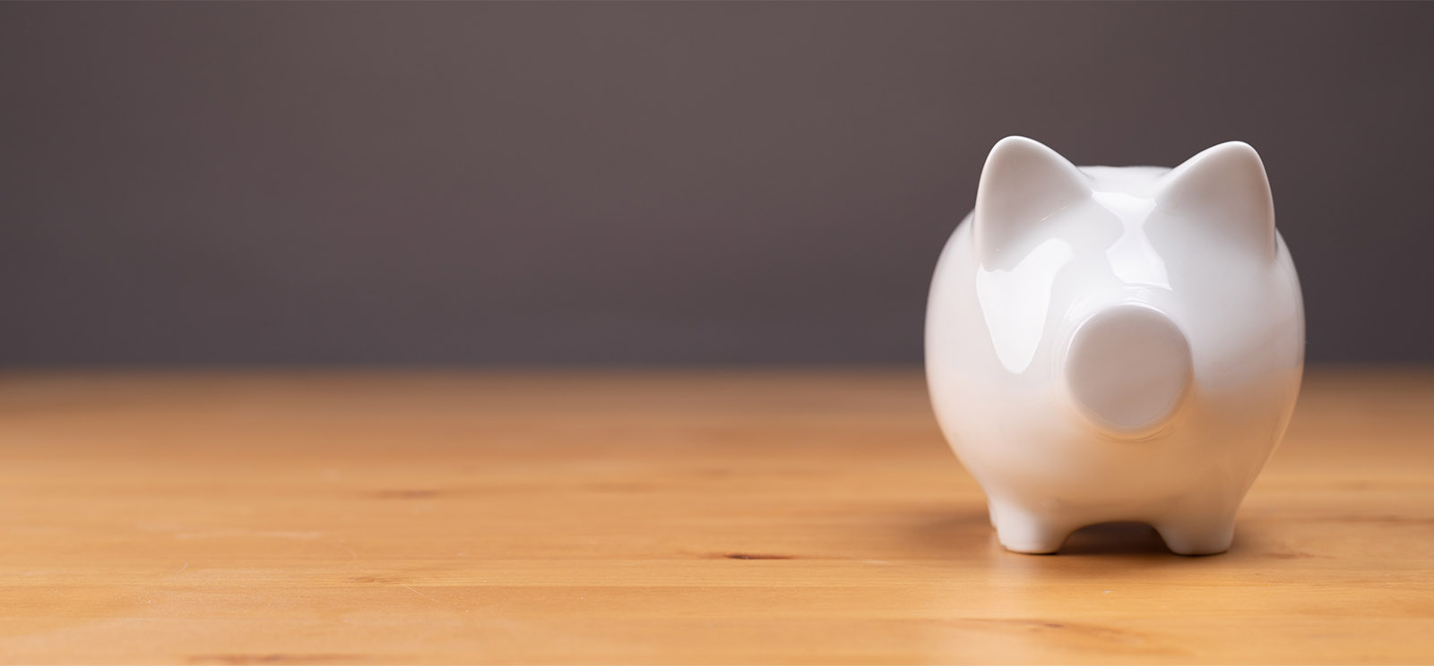 modern piggybank on table